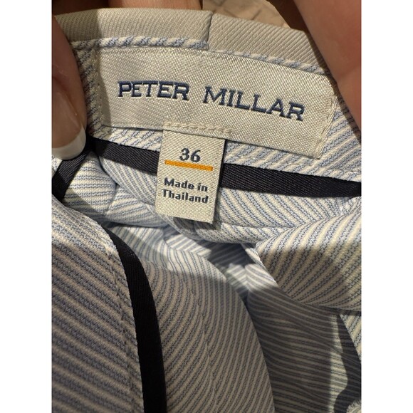 PETER MILLAR Mens 36 Salem Performance Shorts GOLF British gry ME0EB82 MRSP $108 - Picture 4 of 9
